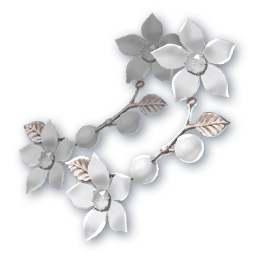 White Petal Sigh (Skin: Earrings)
