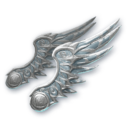 Silver Wings (Skin: Earrings) (Bound)