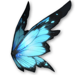 Blue Butterfly Wings